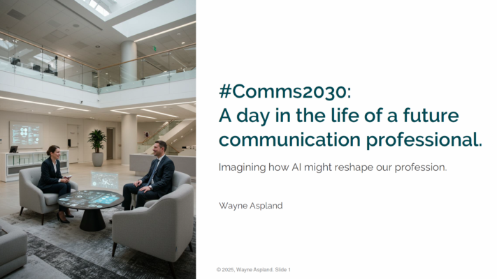 #Comms2030: A day in the life of a future communication professional. (2025)